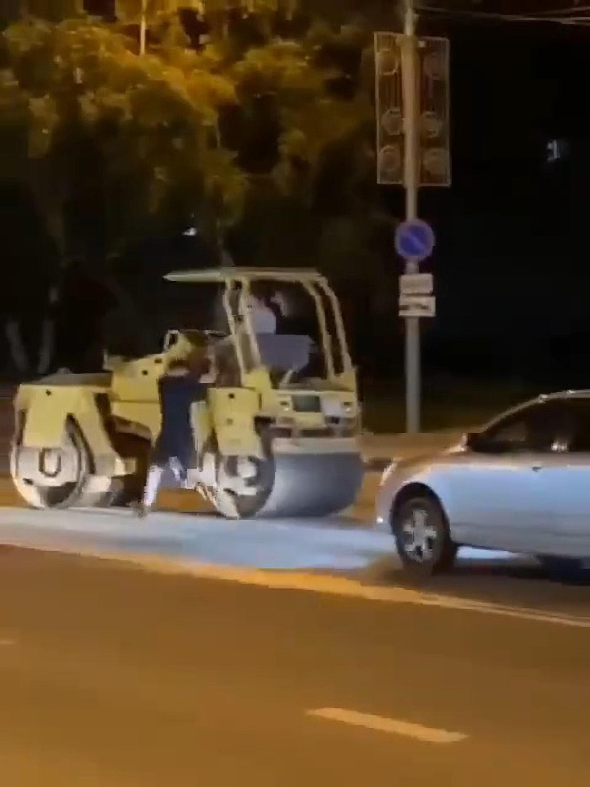 Read more about the article Russian Teen Arrested For Stealing Asphalt Roller Twice In One Day