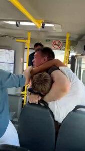 Read more about the article Teen Talking Loudly On Phone On Bus Is Put In Headlock By Angry Passenger